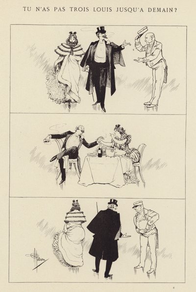 Yarına kadar üç Louis'in yok by Albert Guillaume