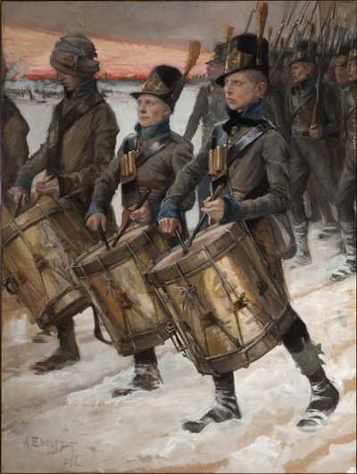 Pori Alayının Martı, Pori Mars, 1892 by Albert Gustaf Aristides Edelfelt
