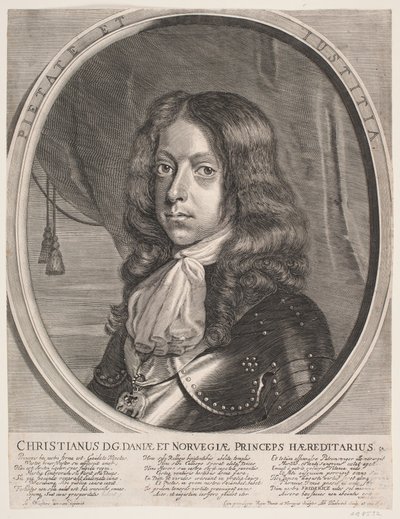 Veliaht Prens olarak Christian V by Albert Haelwegh