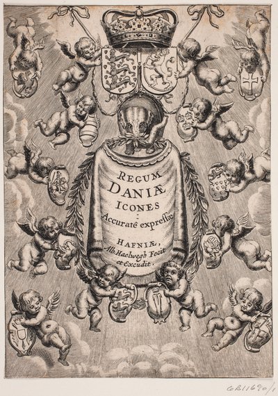 Başlık sayfası, "Danimarka Krallarının Simgeleri", 1646 by Albert Haelwegh