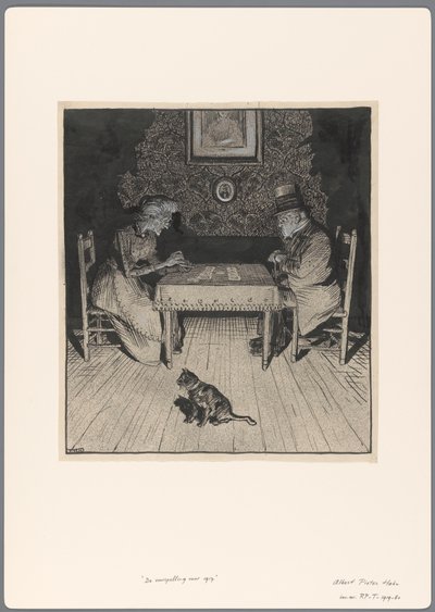 Politik Bir Karikatür Tasarımı: 1917 İçin Öngörü by Albert Hahn (I)