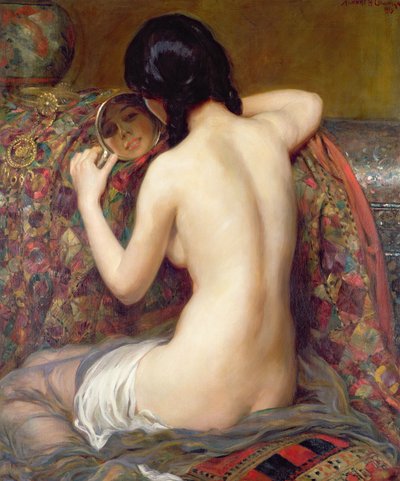 Bir yansıma by Albert Henry Collings