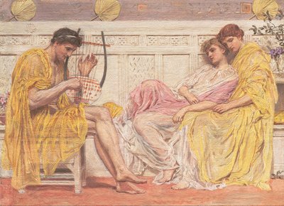 Müzisyen by Albert Joseph Moore