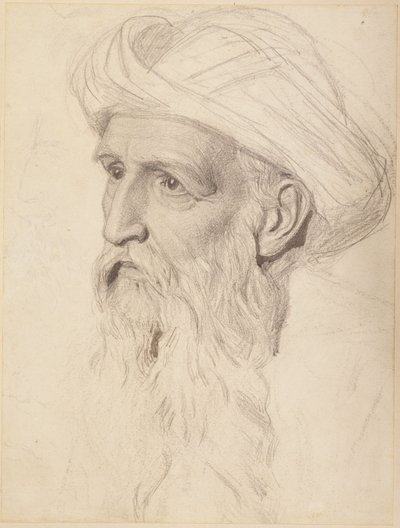İlyas Reisi için Çalışma, 1860-61 by Albert Joseph Moore