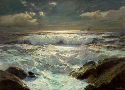 Uzun Gemiler Işığı (tuval üzerine yağlıboya) by Albert Julius Olsson