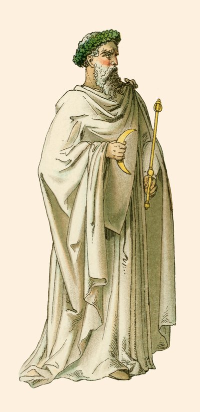 Yargıç kostümü içinde Druid by Albert Kretschmer