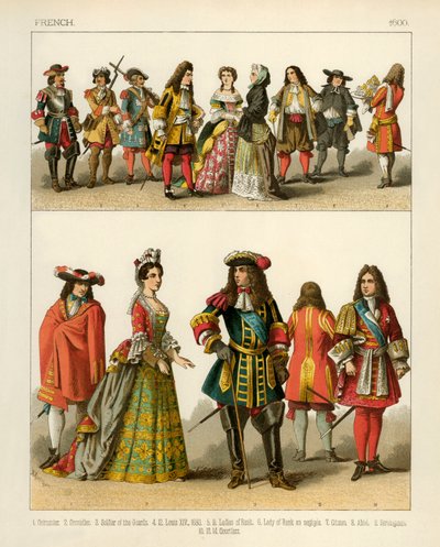 Fransız Kostümleri 1600 by Albert Kretschmer