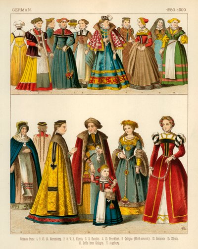 Alman Kostümü 1550-1600 by Albert Kretschmer