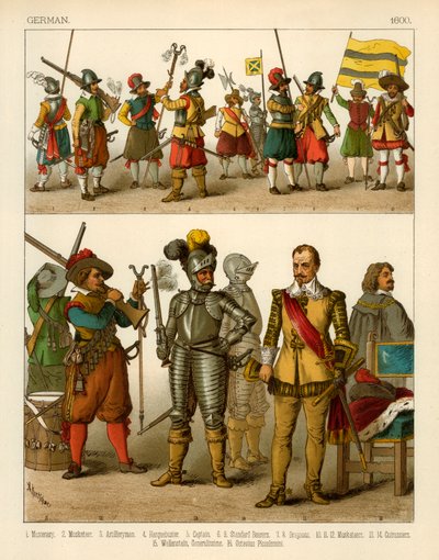 Alman Kostümleri 1600 by Albert Kretschmer