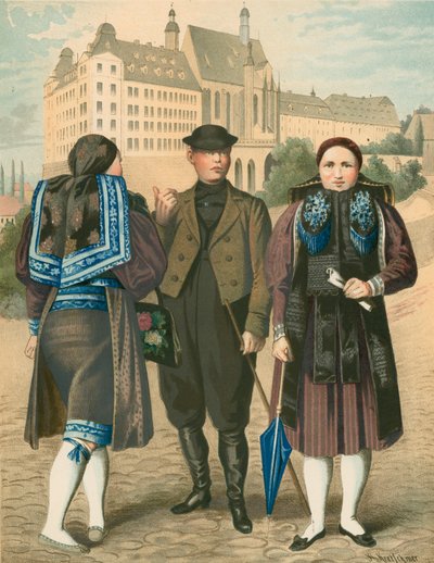 Alman kostümü, Altenburg by Albert Kretschmer