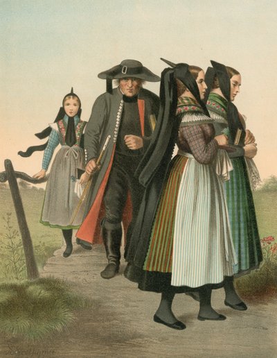 Alman kostümü, Hannover, Amt Gifhorn by Albert Kretschmer