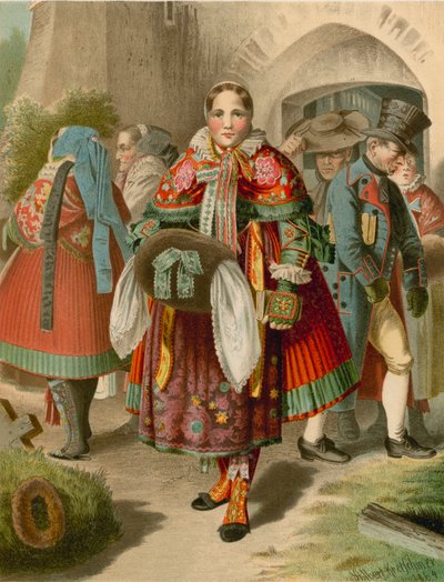 Alman kostümü, Pommern, Weitzacker by Albert Kretschmer