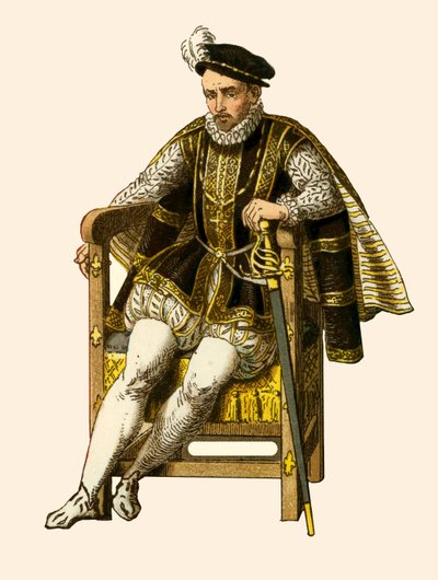 Fransa Kralı Charles IX by Albert Kretschmer