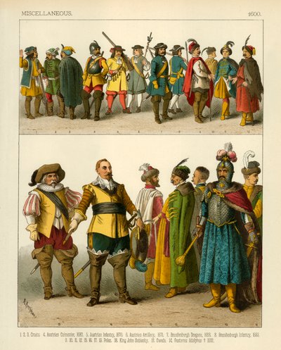 Çeşitli Kostümler 1600 by Albert Kretschmer
