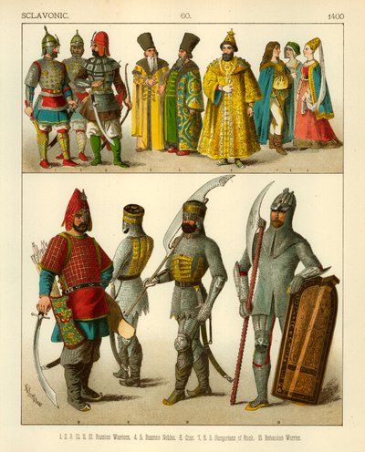 Sklavonik kostüm 1400 by Albert Kretschmer
