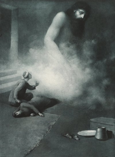 Alaaddin ve Cin, 1897 by Albert Letchford