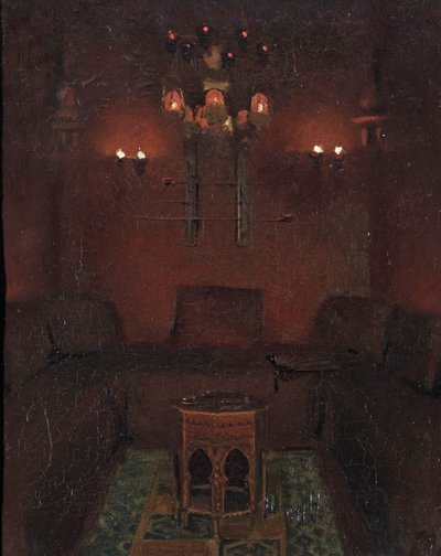 Sir Richard Burtons şapelinin içi, 1889 by Albert Letchford