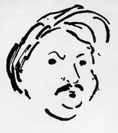 Honore de Balzac (taş) by Albert Marquet