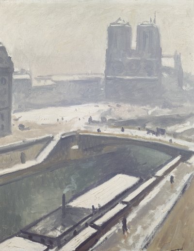 Karda Notre Dame, 1912'den sonra (tuval üzerine yağlıboya) by Albert Marquet