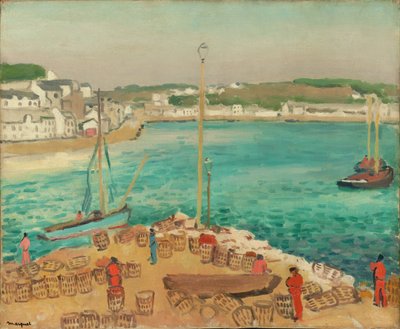 Audierne iskelesi by Albert Marquet