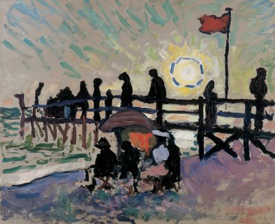 Sainte-Adresse'deki Yaya Köprüsü by Albert Marquet