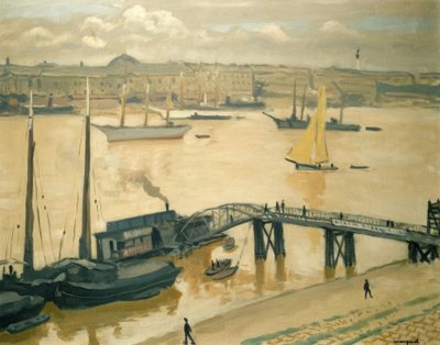 Bordeaux limanı. Tuval üzerine yağlıboya by Albert Marquet