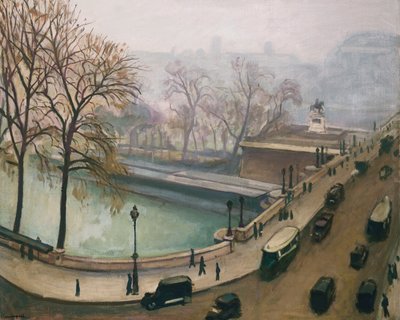 Seine Nehri manzarası, 1935 dolayları (tuval üzerine yağlı boya) by Albert Marquet