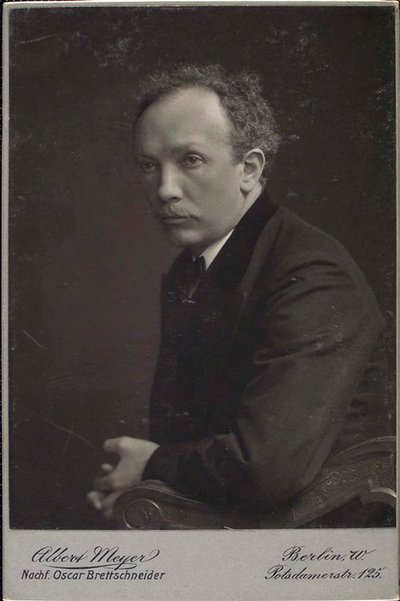 Richard Strauss, Alman besteci, 19. yüzyılın sonları veya 20. yüzyılın başlarında. by Albert Meyer