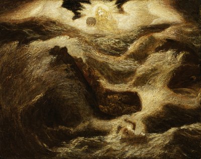 Yunus, neden? 1885-1895. by Albert Pinkham Ryder