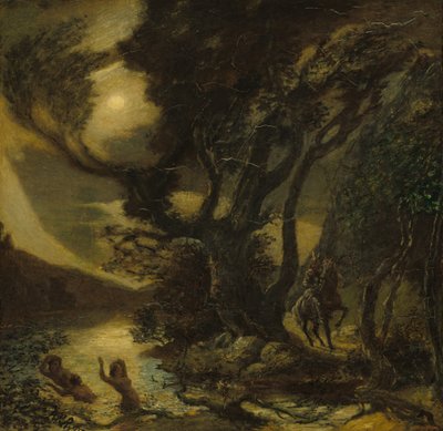 Siegfried ve Ren Bakireleri, 18881891. by Albert Pinkham Ryder