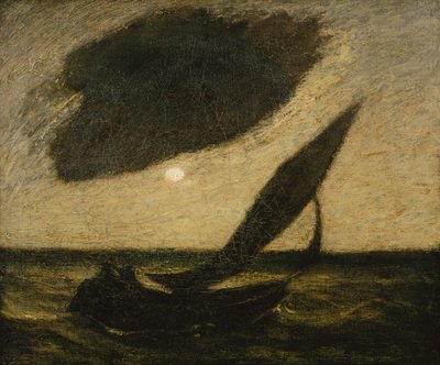 Bir Bulutun Altında, ca. 1900. by Albert Pinkham Ryder
