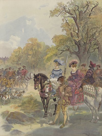 Kraliyet avı by Albert Robida