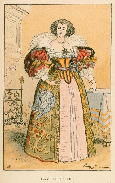 Leydi Louis XIII by Albert Robida
