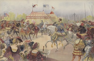 Camp du Drap dOr Röportajı by Albert Robida