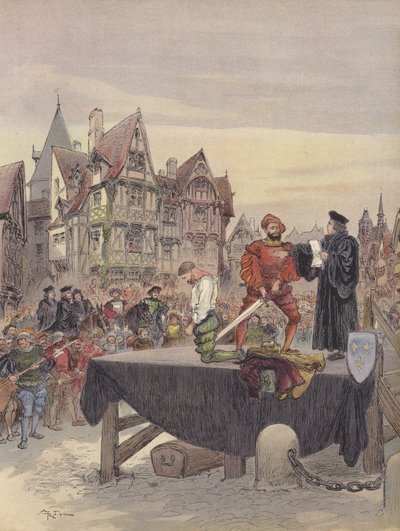 Saint Vallier iskelede affedildi by Albert Robida