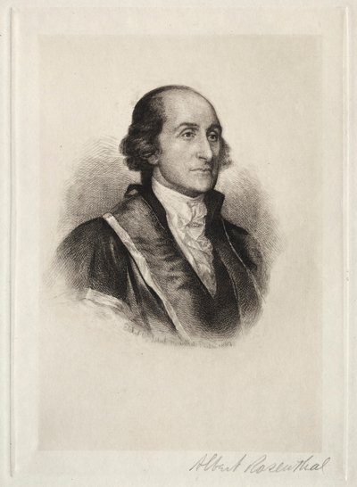 John Jay, 1887. by Albert Rosenthal
