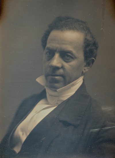 Resmi Yakalı Beyaz Kravatlı Beyefendi by Albert Sands Southworth