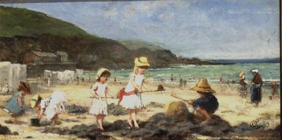 Sahildeki Komşularımız, Granville, Fransa by Albert Snr. Ludovici