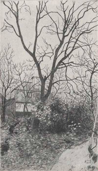 Sonbahar Höst, İsveç Güzel Sanatlar Baskı Derneği Föreningen för Gr ..., 1889 portföyünden. by Albert Theodor Gellerstedt