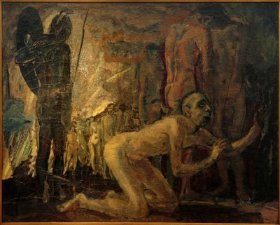 Yeremya trenden önce Babil esaretine by Albert Weisgerber