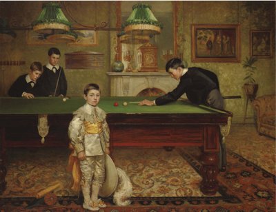 Bilardo Salonu, 1902 by Albert William Holden