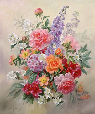 Yüksek Bir Yaz Buketi by Albert Williams