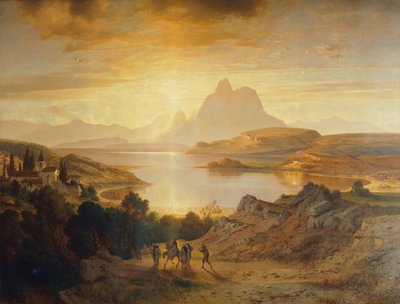 Lugano gölü by Albert Zimmermann