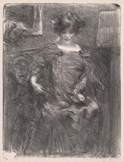 İsimsiz (Kadın) by Albert de Belleroche