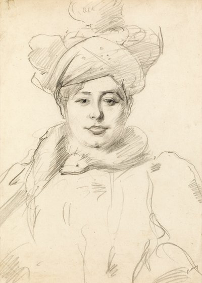 Şapkalı Kadın, 1905 dolaylarında by Albert de Belleroche