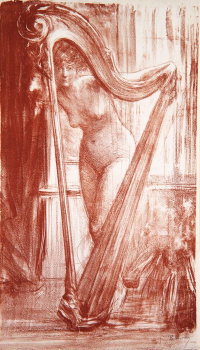 Arplı Genç Kız, 1903 by Albert de Belleroche