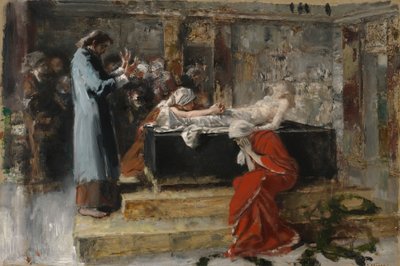 Jairi'nin Küçük Kızının Yükselişi by Albert von Keller