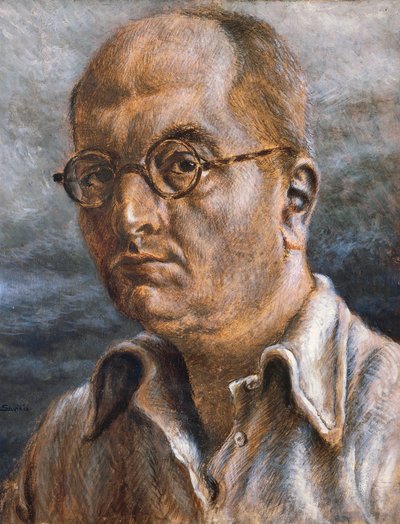 Otoportre, Alberto Savinio (1891-1952). İtalya, 20. yüzyıl. by Alberto  Savinio