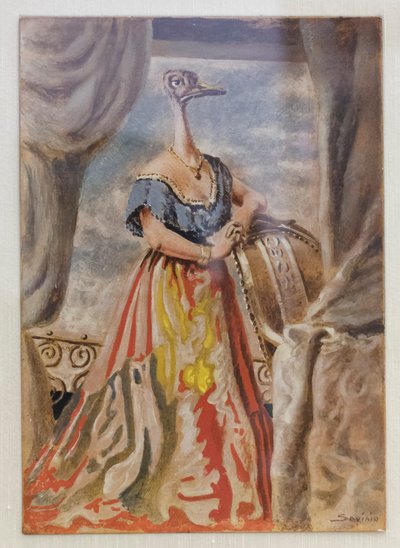 The Paper, c.1930-31 (karton üzerine temper) by Alberto (1891 1952) Savinio