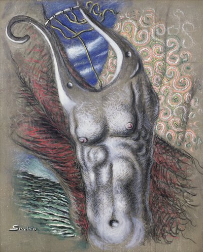 Orpheus (tuval üzerine yağlıboya) by Alberto  Savinio